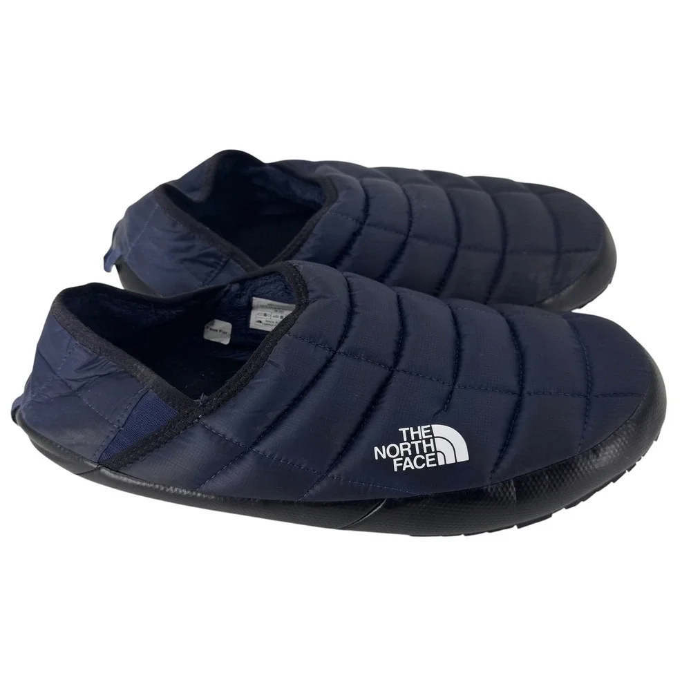 The North Face Mens Thermoball Traction Mule V Navy Blue Slippers Size 14